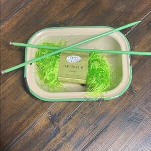 Yarn Bee Lime Light Haute Fur Yarn